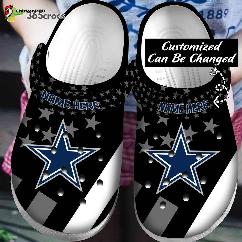 Personalized Football D.cowboys Star New Unisex Clogs Clog Shoes Personalized Football D.cowboys Star New Unisex Clogs Clog Shoes