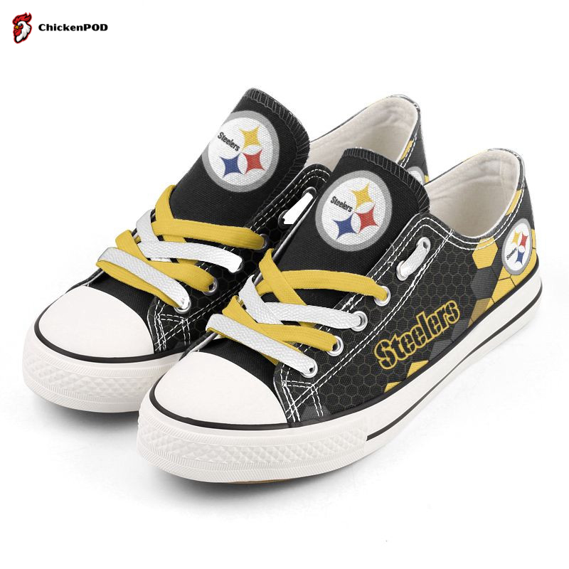 Pittsburgh Steelers New Low Top Shoes Gift For Men Women 045 Pittsburgh Steelers New Low Top Shoes Gift For Men Women 045