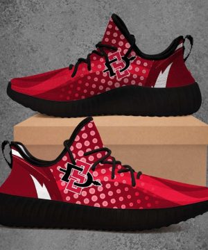 San Diego State Aztecs NCAA Yeezy Sneaker For Men Women Fans