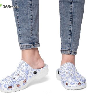 Sea Shells, Corn Flower Blue, Retro Geo 1970 Groovy Hippie Cool Natural World Nature Sea Life Fishes Shells Unisex Clogs Clog Shoes 12 Sea Shells, Corn Flower Blue, Retro Geo 1970 Groovy Hippie Cool Natural World Nature Sea Life Fishes Shells Unisex Clogs Clog Shoes 11
