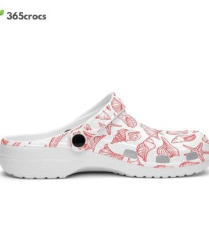 Sea Shells, Pastel Peach, Retro Geo 1970 Groovy Hippie Cool Natural World Nature Sea Life Fishes Shells Unisex Clogs Clog Shoes 10 Sea Shells, Pastel Peach, Retro Geo 1970 Groovy Hippie Cool Natural World Nature Sea Life Fishes Shells Unisex Clogs Clog Shoes 9
