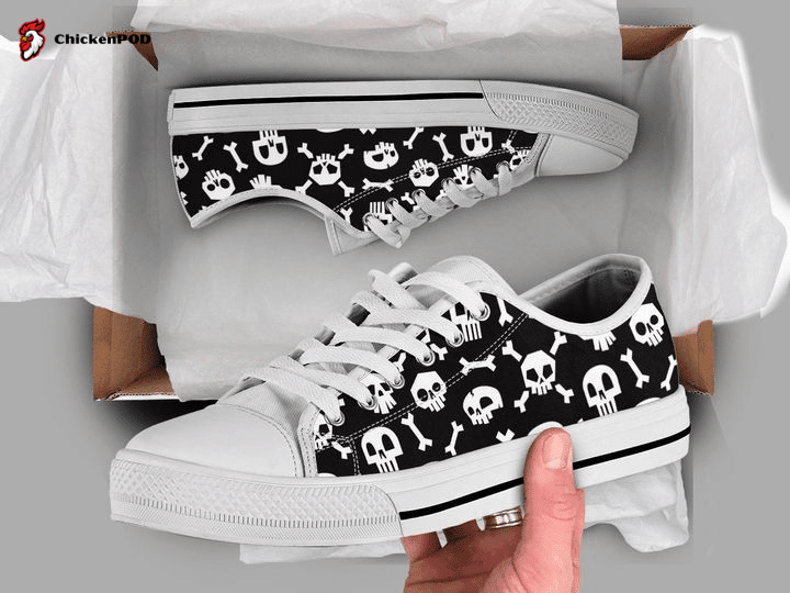 Skull &Amp; Bones Low Top Shoes Gift For Men Women Skull &Amp; Bones Low Top Shoes Gift For Men Women