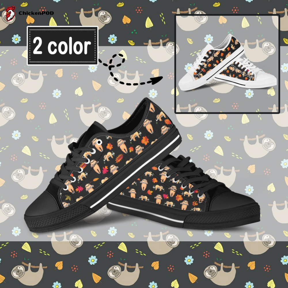 Sloth Low Top Shoes Gift For Men Women Sneaker Sloth Low Top Shoes Gift For Men Women Sneaker