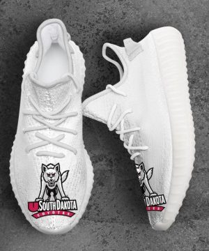South Dakota Coyotes Ncaa Yeezy Sneaker For Men Women Fans 2 South Dakota Coyotes Ncaa Yeezy Sneaker For Men Women Fans 1
