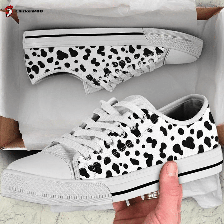 Spots Dalmatian Low Top Shoes Gift For Men Women Sneaker Spots Dalmatian Low Top Shoes Gift For Men Women Sneaker