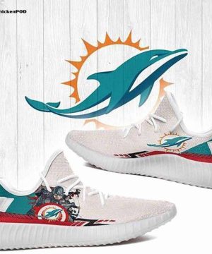 Superheroes Captain America Miami Dolphins NFL Yeezy Sneaker For Fans Superheroes Captain America Miami Dolphins NFL Yeezy Sneaker For Fans