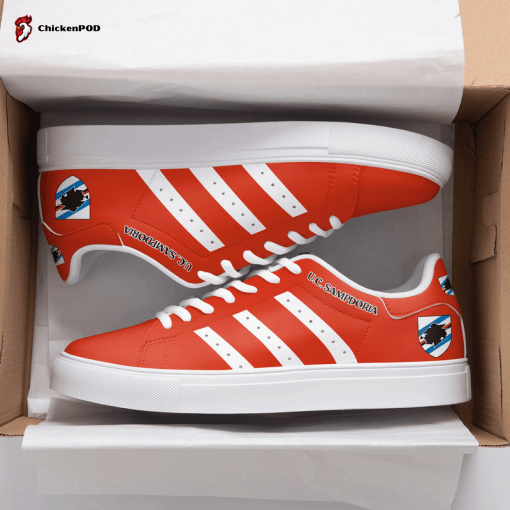 U C Sampdoria Stan Smith Low Top Shoes Gift For Men Women U C Sampdoria Stan Smith Low Top Shoes Gift For Men Women