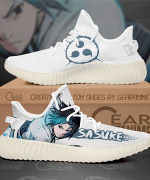 Uchiha Sasuke Shoes Sharingan Naruto Anime Shoes Unisex Gifts 2024 Yeezy Sneaker For Men Women Fans