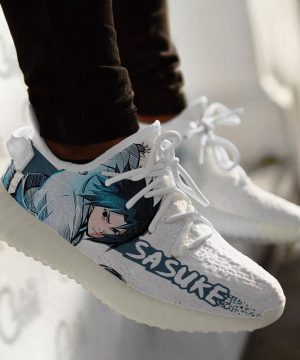 Uchiha Sasuke Shoes Sharingan Naruto Anime Shoes Unisex Gifts 2024 Yeezy Sneaker For Men Women Fans 7