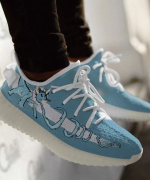 Vaporeon Shoes Pokemon Custom Anime Yeezy Sneaker For Men Women Fans 7