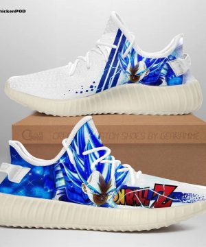 Vegeta Saiyan Blue Shoes Dragon Ball Perfect Gift For DBZ Fan Yeezy Sneaker For Fans Vegeta Saiyan Blue Shoes Dragon Ball Perfect Gift For DBZ Fan Yeezy Sneaker For Fans