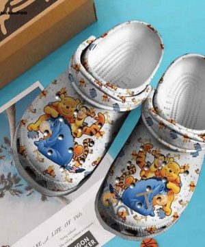 Winnie The Pooh Cartoon Unisex Clogs Clog Comfortable Water Shoes In White, Gifts For Adults Kids, Gift Birthday Winnie The Pooh Cartoon Unisex Clogs Clog Comfortable Water Shoes In White, Gifts For Adults Kids, Gift Birthday