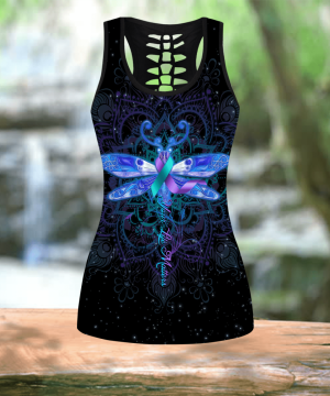 Your Life Matters Dragonfly Ribbon Suicide Prevention Awareness All Over Printed Combo Legging Tanktop Fan Gifts