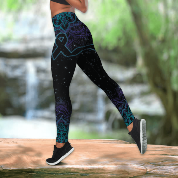 Your Life Matters Dragonfly Ribbon Suicide Prevention Awareness All Over Printed Combo Legging Tanktop Fan Gifts